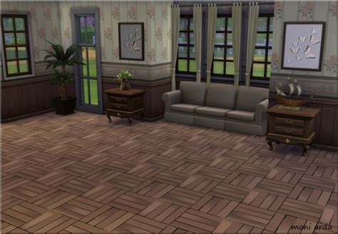 Parquet Wood Floor Ts4 Sims 4 Walls And Floors