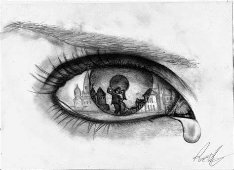 Drawing eye crying bored sad wood print. BELIEVE | Crying eye drawing, Eyes drawing tumblr, Eye drawing