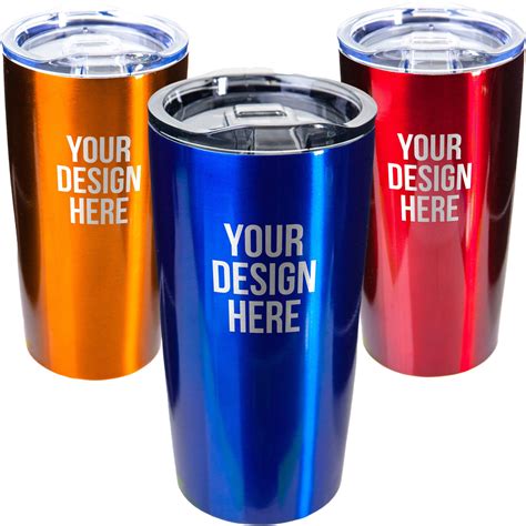 Himalayan Vacuum Tumblers 20 Oz Colors Custom Travel Mugs