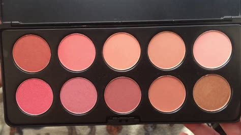 Bh Cosmetics Color Nude Blush Palette Youtube