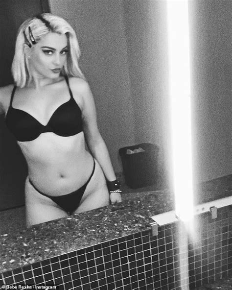 Bebe Rexha 29 In Lingerie After A Male Music Executive Said She Was