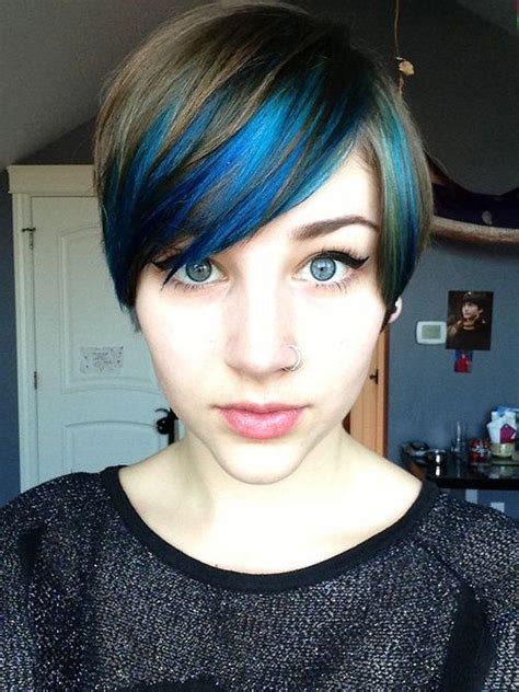 30 Hot Dyed Hair Ideas Hair Streaks Hair Color Blue