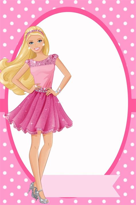Convite Barbie Para Editar Festa De Anivers Rio Da Barbie Anivers Rio Da Barbie Decora O