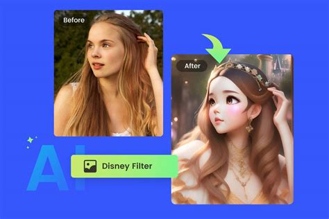 Disney Filter Convert Photo To Disney Character Online Free Fotor