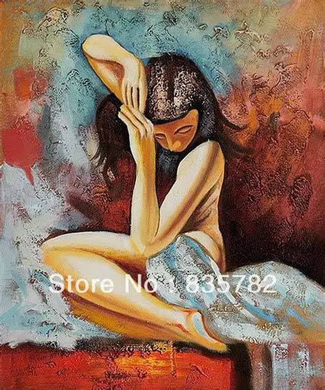 Hand Painted Nude Oil Painting 50cmx70cm High Quality Wall Art Naked