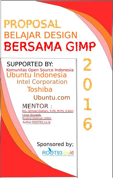 Contoh Desain Cover Proposal Menggunakan Inkscape - ROOT93.CO.ID