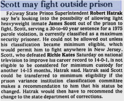 Rahway State Prison Title Fight
