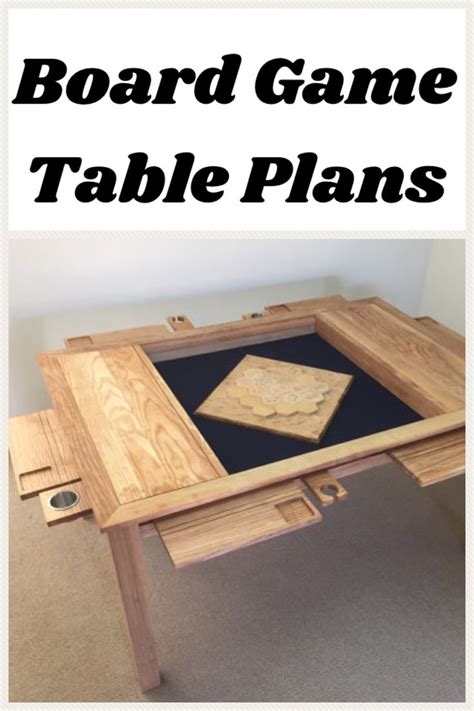 The Board Game Vault Table Plans Table Plans Board Game Table Table