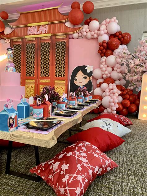 Baby Mulan Birthday Party Ideas Photo 3 Of 18 Catch My Party