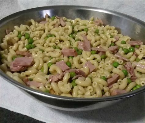 Ham steaks also work for this recipe; Ham Pasta Salad Recipes | ThriftyFun