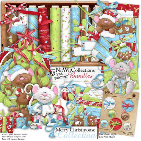 The mice are cute and they are so good. FQB - Merry Christmouse Collection - Nitwits - Nitwit Collections