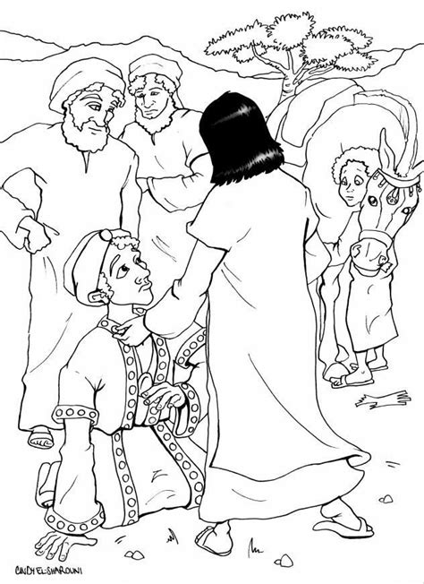 Blind Bartimaeus Coloring Page Coloring Pages Valentines Day
