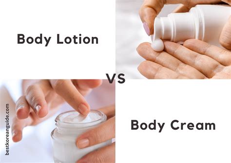 Body Cream Vs Body Lotion Homecare24