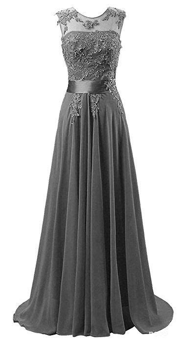 edaier women s beaded chiffon evening dresses size 12 dark gray at am… chiffon evening dresses