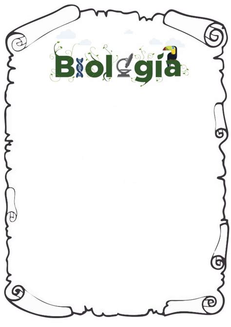 Mejores Portadas Y Carátulas Para Biología