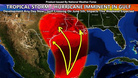 Tropical Storm Cristobal Heading For Central Gulf Coast Toward The End