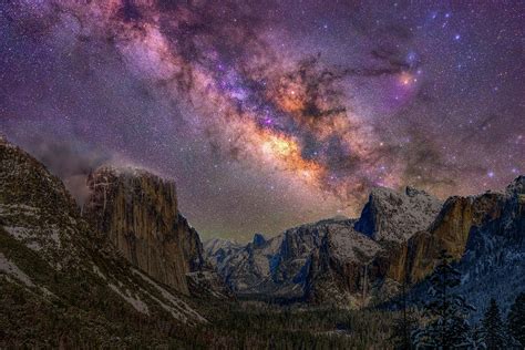 Yosemite Valley Milky Way Photograph By Kenneth Everett
