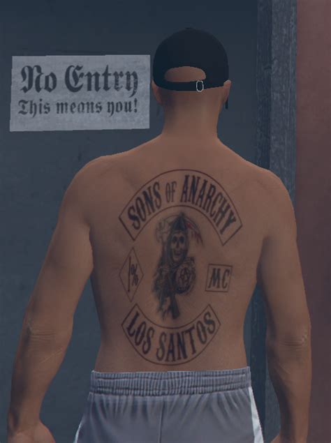 Sons Of Anarchy Tattoo For Mp Malefemale Gta5