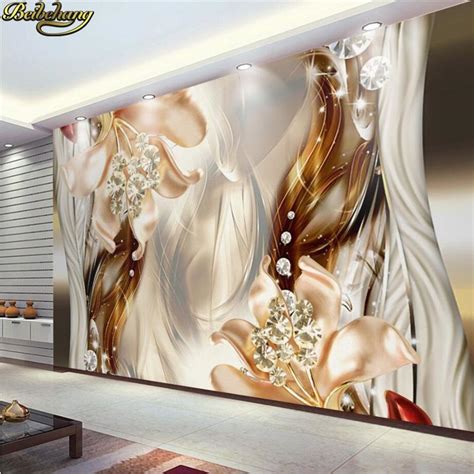 Beibehang Custom Photo Wallpaper Murals Wall Stickers Dream 3d Jewelry