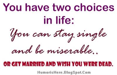 Single life isn't all that bad; NC's Blog: Myths & Matters:7 - Parents must choose the ...