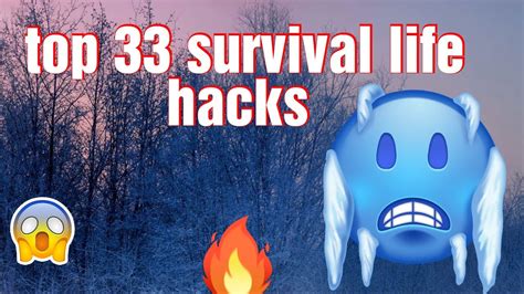 Survival Life Hacks 33 Ways That May One Day Save Your Life Youtube