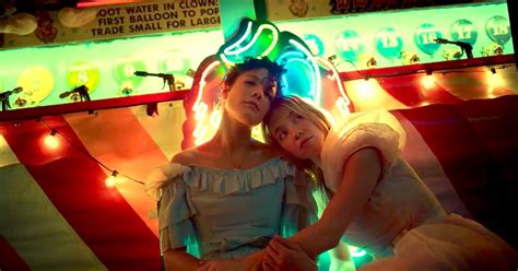 Halsey And Sydney Sweeney Have A Euphoric Carnival Adventure In Graveyard Video News Mtv
