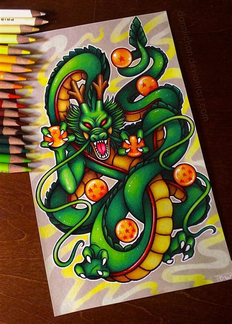 Multiple dragon balls decorate the right leg and its size is sure to grab attention. Shenron - Commission by danniichan.deviantart.com on ...