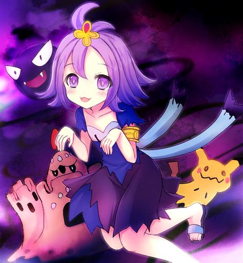 Mimikyu Acerola Gastly And Palossand Pokemon And 2 More Drawn By