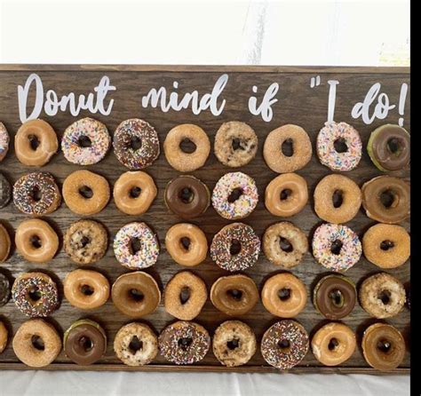 large tabletop donut wall w stand holds 50 or 100 doughnuts etsy donut wall wedding wedding