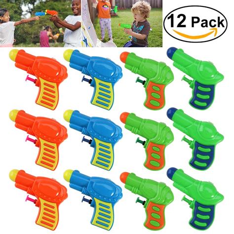Buy Leorx 12pcs Plastic Water Squirt Gun Pistol For