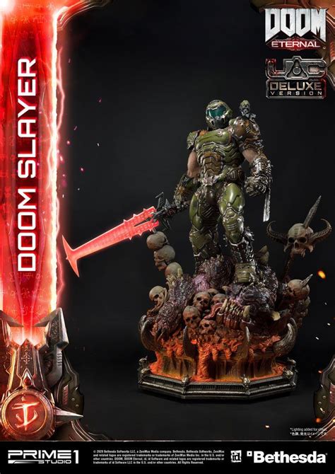 Doom Eternal Doom Slayer 110 Cm Statue Deluxe Version Statue Erwachsen Werden Videospiele