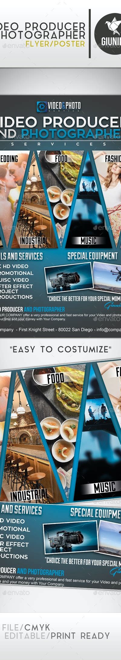 Video Producer And Photographer Flyerposter By Giunina Graphicriver