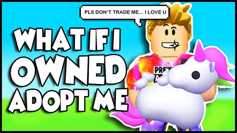 If I Owned Adopt Me Roblox Adopt Me Prezley Youtube