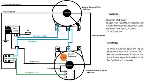 A blend pot can be wired into a guitar in several different ways. Bkp Wiring Diagram 1 Volume Pot