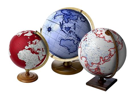 Hd Wallpaper Globes Colored Ball Table Globe Man Made Object