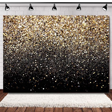 Buy Wolada 10x8ft Gold Backdrop Glitter Backdrop Gold Spots Bokeh