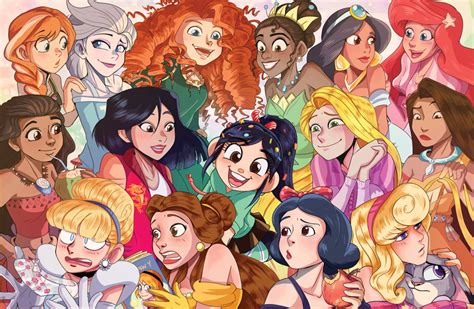 Dol All Disney Princesses Disney Princess Fan Art Disney Princess Art