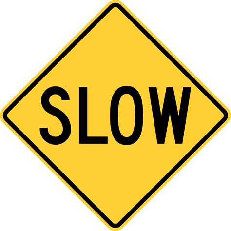 Slow Sign Png Free Download Png All Png All