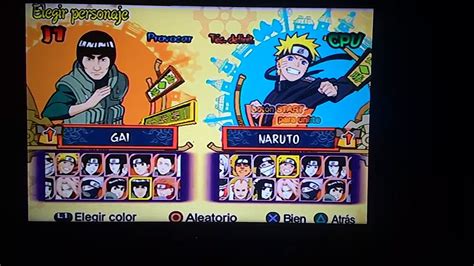 Todos Os Personagens De Naruto Shippuden Ultimate Ninja 5 Youtube