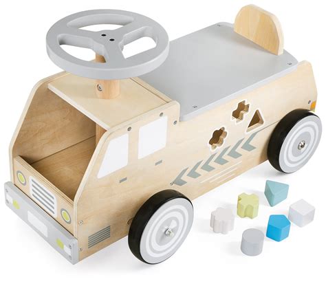 Wooden Car Ride On Car With Blocks Toys Wooden Houses And Toys