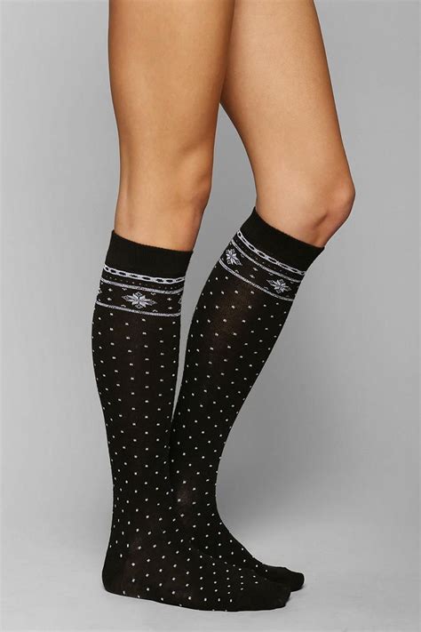 fair isle knee high sock knee high sock urban outfitters socks