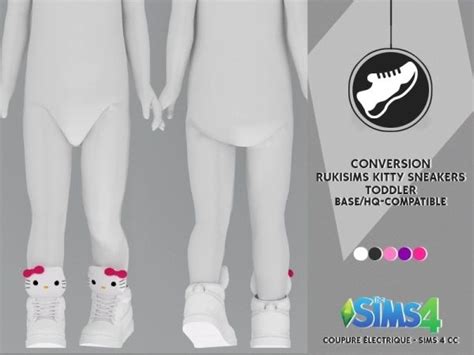 Rukisims Kitty Sneakers Toddler The Sims 4 Download Simsdomination