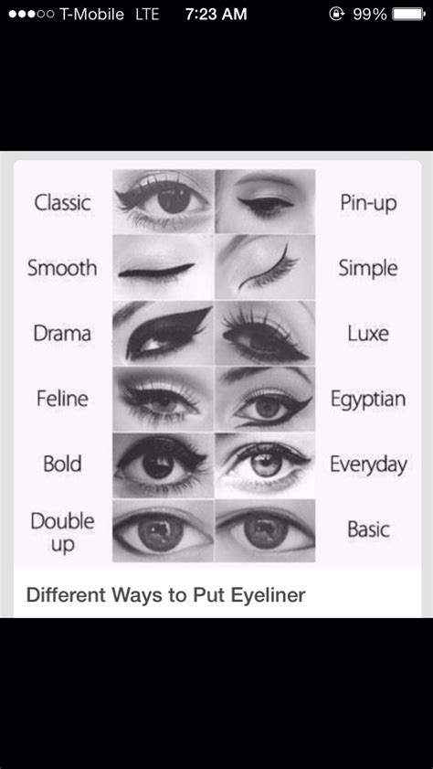 Different Ways To Put Eyeliner Musely