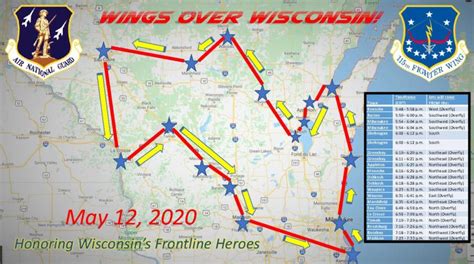 Look Up Flyover Of Southern Wisconsin Tuesday After 7 Pm