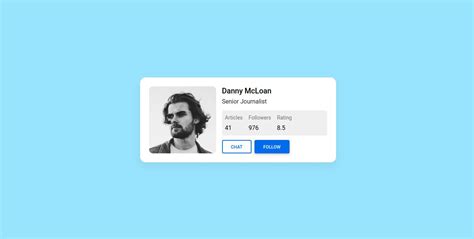 Bootstrap Profile Free Examples Templates And Tutorial