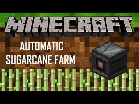 This was my friend's design, not mine. How to make automatic sugarcane farm using observer blocks ...
