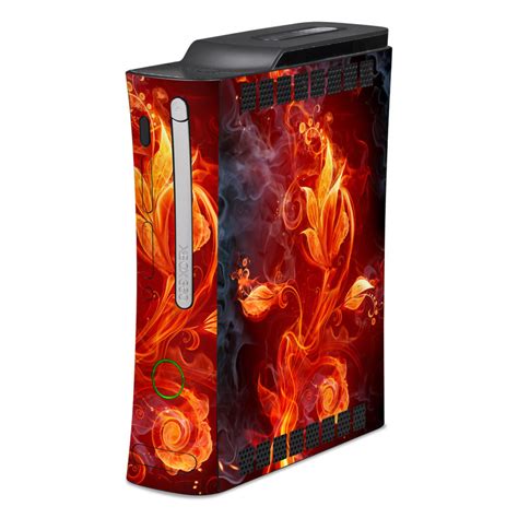 Xbox 360 Skin Flower Of Fire By Gaming Decalgirl