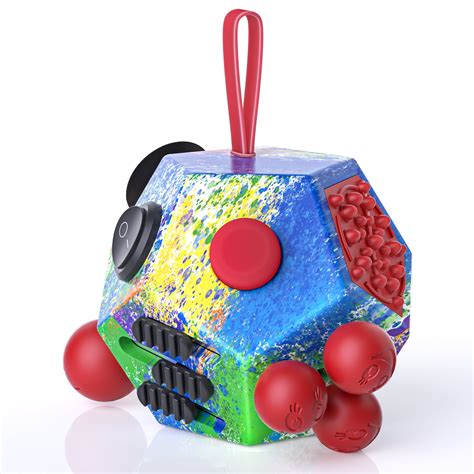 Shiyao 12 Sides Fidget Toy Cube Fidget Fidget Toy Cube Relieves Stress