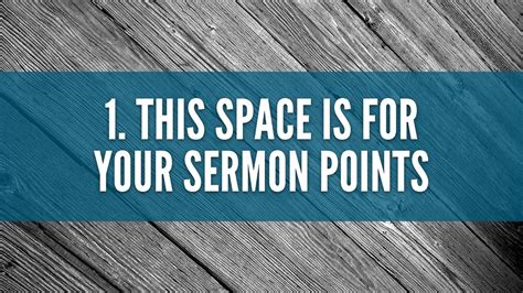 Free Sermon Ppt Templates