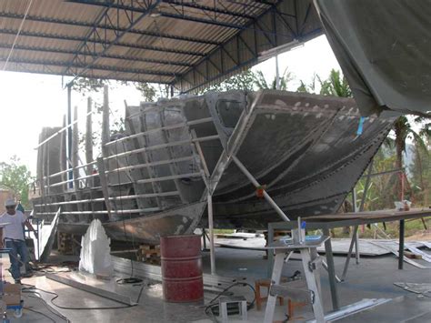 Aluminum Catamarans Progress Week 4 Coastal Boats Cambodia Co Ltd